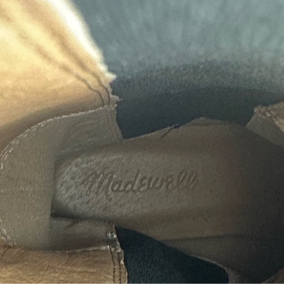 Madewell The Poppy Tall Lugsole Boot with Extended Calf Size:7.5Color:True Black - Picture 13 of 16